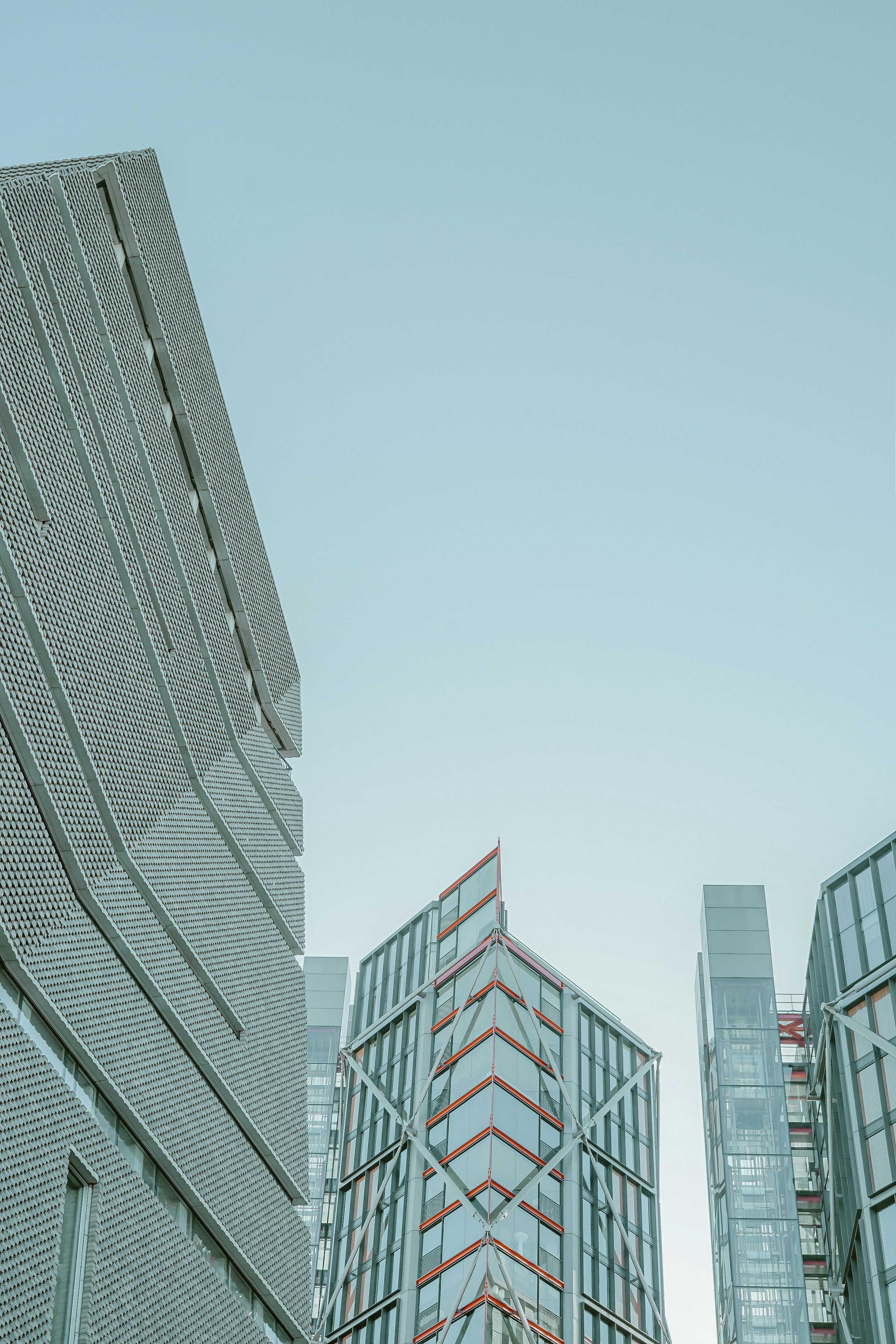 low angle photography of buildings at daytime